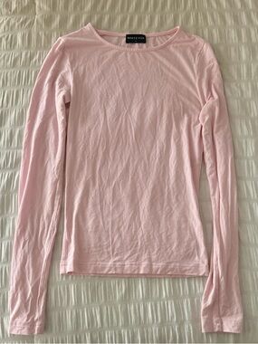 White Fox Only For Tonight Long Sleeve Top Baby Pink